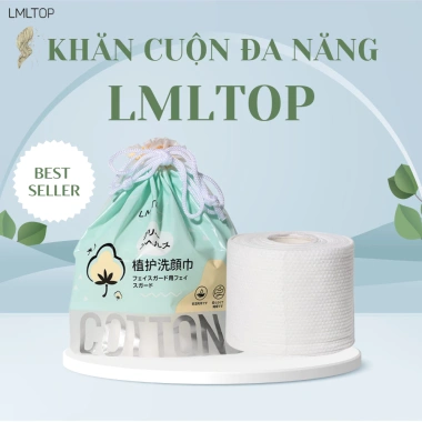 Khăn lau mặt cao cấp LMLTOP SY428 - Lau khô ướt, an toàn, làm sạch sâu, 15.003₫