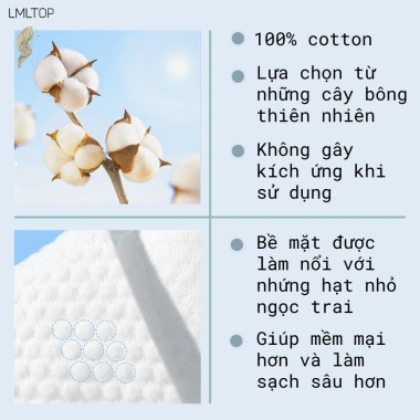 Khăn lau mặt cao cấp LMLTOP SY428 - Lau khô ướt, an toàn, làm sạch sâu, 15.003₫ 5 Khăn lau mặt cao cấp LMLTOP SY428 - Lau khô ướt, an toàn, làm sạch sâu, 15.003₫ 5