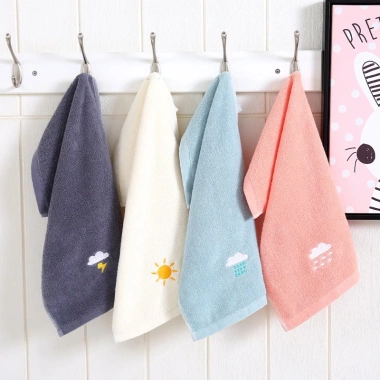 Khăn Lau Mặt Cotton Dày Dặn 34x74cm/50x25cm - Thấm Hút Nhanh, Giá Ưu Đãi