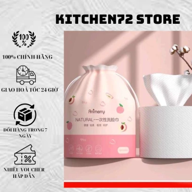 Khăn lau mặt dùng 1 lần mềm mại, tiện lợi, an toàn da – Giá chỉ 19.000 VND