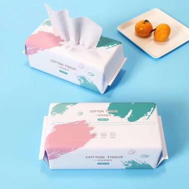 Khăn lau mặt khô 110 tờ - Khăn tẩy trang dạng rút Coton Loại 1 Gói To, giá ưu đãi 31.500đ