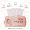 Khăn lau mặt khô Bamo cho mẹ & bé - Sợi thiên nhiên mềm mại, thấm hút tốt, 60 tờ, 50.000đ 2