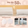 Khăn lau mặt khô Bamo cho mẹ & bé - Sợi thiên nhiên mềm mại, thấm hút tốt, 60 tờ, 50.000đ 3