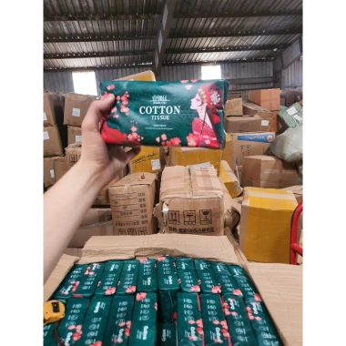 Khăn lau mặt khô đa năng 1 lần sợi thực vật an toàn da - 25.000 VND (giá gốc 32.500)