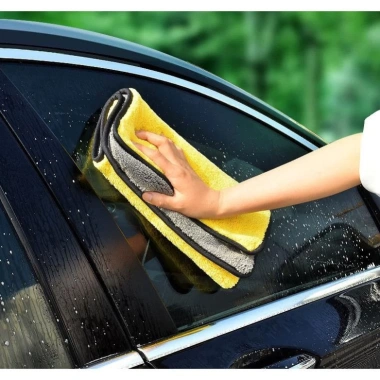 Khăn Lau Microfiber 2 Lớp Siêu Thấm - Lau Xe Ô Tô, Xe Máy, Nhà Cửa Chuyên Dụng 19k 6
