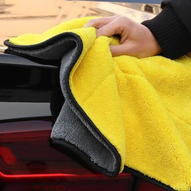Khăn Lau Microfiber 2 Lớp Siêu Thấm - Lau Xe Ô Tô, Xe Máy, Nhà Cửa Chuyên Dụng 19k 7