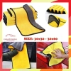 Khăn lau Microfiber 2 mặt chuyên dụng xe hơi - Siêu thấm, không vệt, chỉ 10.000 2