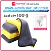 Khăn lau ô tô 2 mặt Microfiber siêu mềm, siêu thấm, dày, không đổ lông - Giá 15.000đ