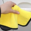 Khăn lau ô tô 2 mặt Microfiber siêu mềm, siêu thấm, dày, không đổ lông - Giá 15.000đ 3