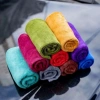 Khăn Lau Ô Tô, Bếp, Bàn Siêu Thấm Hút Microfiber Mềm Mịn - Giá 7.455 VND