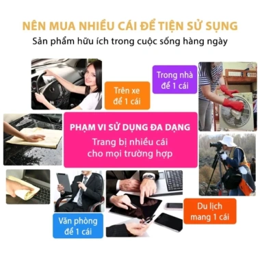 Khăn lau ô tô da KANEBO cao cấp Nhật Bản - Thấm hút siêu nhanh, giá chỉ 54.900₫ 5