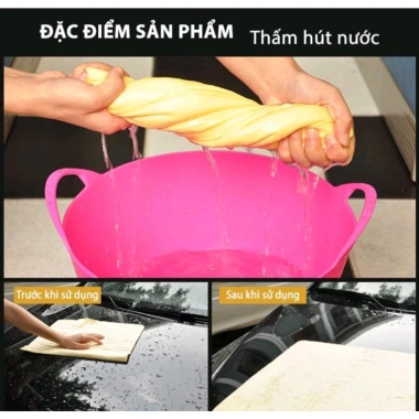 Khăn lau ô tô da KANEBO cao cấp Nhật Bản - Thấm hút siêu nhanh, giá chỉ 54.900₫ 7