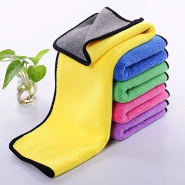Khăn lau ô tô đa năng Microfiber 2 lớp - Siêu mềm, thấm hút cực tốt, chỉ 14.000đ 10