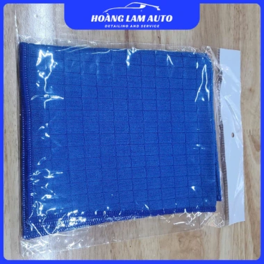 Khăn lau ôtô Microfiber cao cấp, thấm hút tốt, không bụi, lau kính nội thất 28.000₫