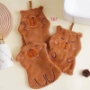 Khăn Lau Tay Đa Năng Thấm Nước Hình Capybara Nâu Dễ Thương – Giá chỉ 25.800 VND, giảm so với 31.992 VND 5