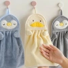Khăn lau tay hình thú siêu mềm có móc treo - Dễ thương, đa mẫu, dùng mọi không gian HP389 5
