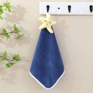 Khăn lau tay hình thú siêu mềm có móc treo - Dễ thương, đa mẫu, dùng mọi không gian HP389