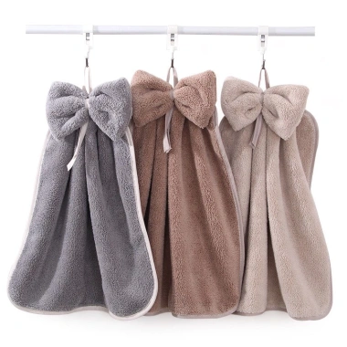 Khăn Lau Tay Treo Tường Hút Siêu Thấm - Hình Nơ Xinh Xắn, Giá chỉ 25.200 VND 3 Khăn Lau Tay Treo Tường Hút Siêu Thấm - Hình Nơ Xinh Xắn, Giá chỉ 25.200 VND 3