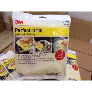 Khăn Lau Xe Đa Năng 3M Chính Hãng - Microfiber Siêu Mịn, Không Trầy Xước, Thấm Hút Tốt, Giá 44.000₫