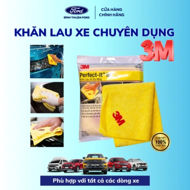 Khăn Lau Xe Đa Năng 3M Chính Hãng - Microfiber Siêu Mịn, Không Trầy Xước, Thấm Hút Tốt, Giá 44.000₫