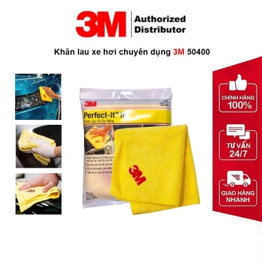 Khăn Lau Xe Hơi 3M PN50.400 Microfiber Không Trầy Xước Màu Vàng 32x36cm 59.000đ 2 Khăn Lau Xe Hơi 3M PN50.400 Microfiber Không Trầy Xước Màu Vàng 32x36cm 59.000đ 2