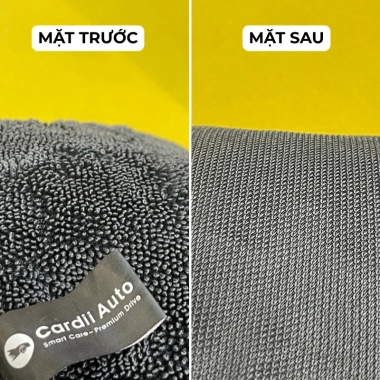 Khăn Lau Xe Hơi Ô Tô Cardii 600gsm Siêu Thấm Không Rụng Lông Không Phai Màu - 20.000₫