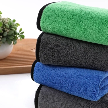 Khăn lau xe hơi ô tô đa năng Microfiber 2 mặt siêu thấm hút - Giá chỉ 11.000 VND