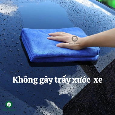 Khăn lau xe khổ lớn 50x100‑90x190cm – mềm mại, không trầy, thấm hút, không lông – 34.000₫ 2