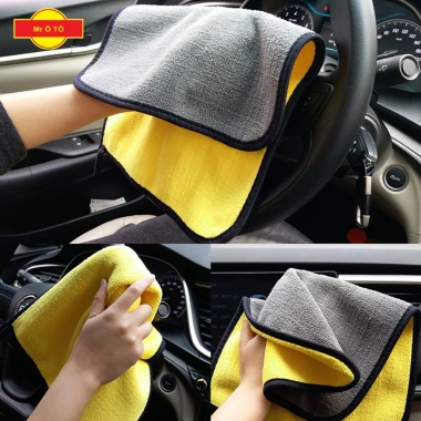 Khăn Lau Xe MICROFIBER 2 Mặt Siêu Thấm Hút Rửa Xe Hơi, Xe Máy - Giá chỉ 15.000đ 5 Khăn Lau Xe MICROFIBER 2 Mặt Siêu Thấm Hút Rửa Xe Hơi, Xe Máy - Giá chỉ 15.000đ 5