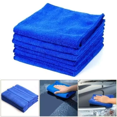 Khăn lau xe Microfiber 25x25 mềm mịn, thấm hút nước, chuyên dùng ô tô, xe máy - Giá 5.142 VND