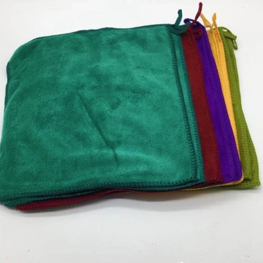 Khăn Lau Xe Microfiber 25x25cm - Thấm hút đa năng, lau bàn ghế, rửa ô tô, xe máy - 15.000đ
