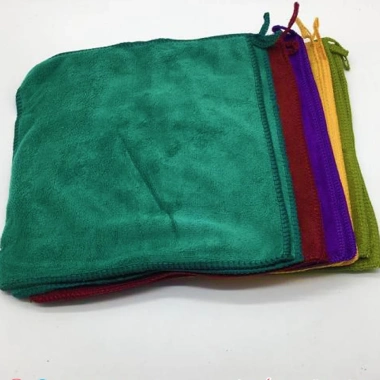 Khăn Lau Xe Microfiber 25x25cm - Thấm hút đa năng, lau bàn ghế, rửa ô tô, xe máy - 15.000đ