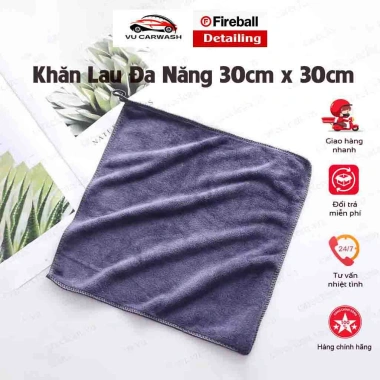 Khăn Lau Xe Microfiber 25x25cm Thấm Hút Đa Năng - Lau Bàn Ghế, Xe Hơi, Xe Máy 20k