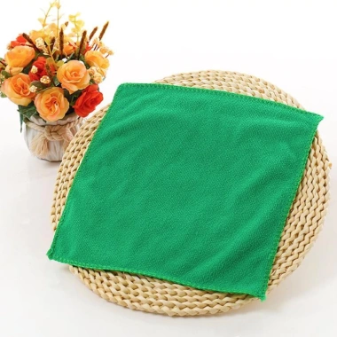 Khăn Lau Xe Microfiber 25x25cm Thấm Hút Đa Năng - Lau Bàn Ghế, Xe Hơi, Xe Máy 20k