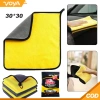 Khăn lau xe microfiber 30cm cao cấp không rụng lông - Siêu thấm, dùng cho ô tô, xe máy, giá 3.500