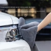 Khăn lau xe Microfiber mềm mịn, thấm hút tốt, giá 38.000đ, xe hơi, ô tô, xe máy 7
