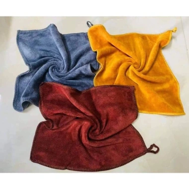 Khăn lau xe Microfiber siêu thấm không rối - Giá 10.000đ, giảm từ 12.500đ