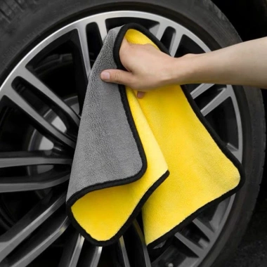 Khăn lau xe Microfiber siêu thấm không rút sợi - Hàng Loại 1 giá ưu đãi