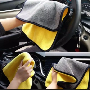 Khăn lau xe Microfiber siêu thấm không rút sợi - Siêu sạch, Giá chỉ 14.000 VND 3