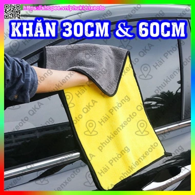 Khăn Lau Xe Ô Tô 2 Lớp Siêu Thấm Hút Sợi MicroFiber - Siêu Sạch, Giá Chỉ 8.350đ Khăn Lau Xe Ô Tô 2 Lớp Siêu Thấm Hút Sợi MicroFiber - Siêu Sạch, Giá Chỉ 8.350đ