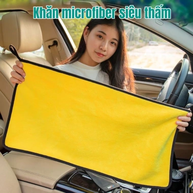 Khăn Lau Xe Ô Tô 3M Microfiber Mềm Mịn - Giá 16.000₫, Giảm Giá, Lau Sạch Không Vết