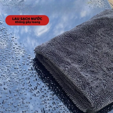 Khăn Lau Xe Ô Tô 600gsm Siêu Thấm, Chống Xước, Microfiber ENO-KL02 – Giá 42.000đ 9