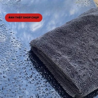 Khăn Lau Xe Ô Tô 600gsm Siêu Thấm, Chống Xước, Microfiber ENO-KL02 – Giá 42.000đ 10