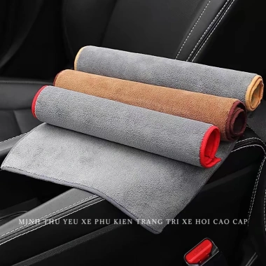 Khăn Lau Xe Ô Tô Cao Cấp Da Vi Sợi Microfiber Siêu Mềm Mịn - Giá chỉ 18.000₫
