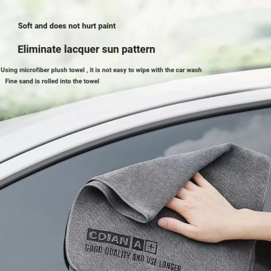 Khăn lau xe ô tô gia đình không xơ, chống bụi bẩn, nâng cấp cao, chất lượng cao 3