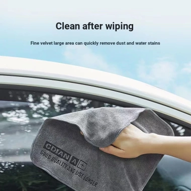 Khăn lau xe ô tô gia đình không xơ, chống bụi bẩn, nâng cấp cao, chất lượng cao 7