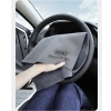 Khăn lau xe ô tô mềm mại 2 lớp cao cấp, thấm hút tốt, đa năng lau bếp, kính, tay - màu xám, bảo hành 1 đổi 1 8