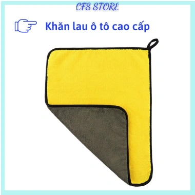 Khăn lau xe ô tô microfiber chuyên dụng – Lau nội thất nhanh sạch, giảm giá 20.500₫