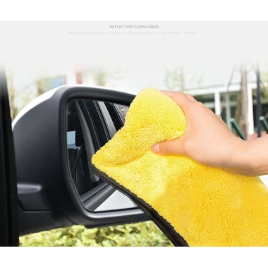 Khăn lau xe ô tô microfiber dày mịn cao cấp - Thấm hút nhanh, giá chỉ 24.000đ