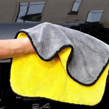 Khăn Lau Xe Ô Tô Microfiber Không Ra Bông - Thấm nhanh, Giá 14.500₫, Giá gốc 17.835₫ 3
